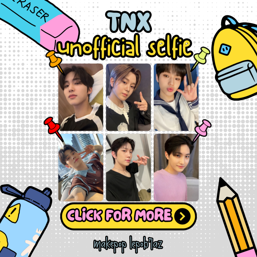 [MIN BELI 3] TNX UNOFFICIAL SELFIE - BOYFRIENDABLE HWI HYUNSOO JUNHYEOK KYUNGJUN SUNGJUN TAEHUN