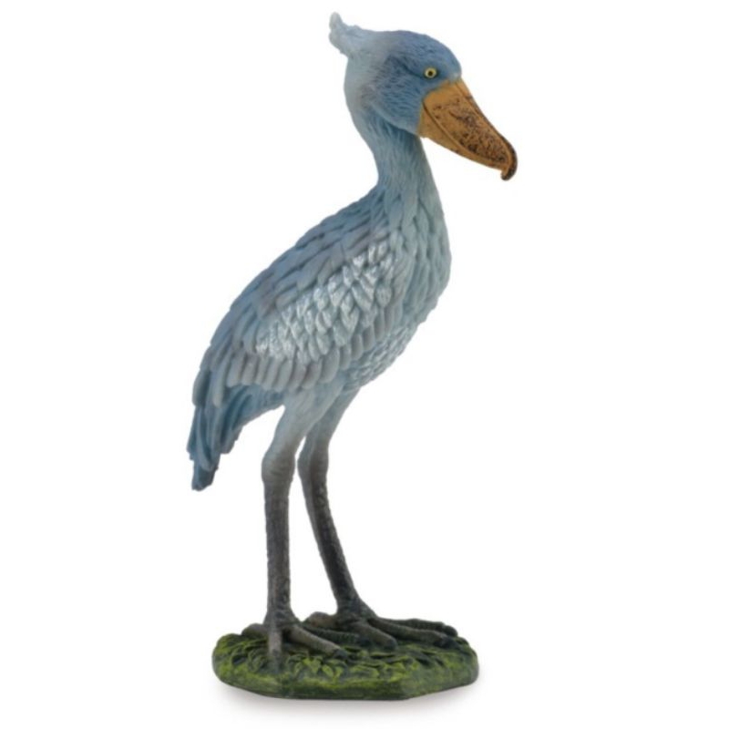 Collecta 88763 Shoebill Bird Burung Bangau Paruh Sepatu Burung Raksasa Balaeniceps Rex Mainan Binata