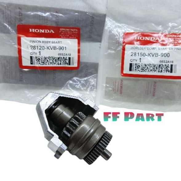 PAKET 2 ITEM TUTUP GRANAT PLUS GIGI GRANAT STATER BEAT KARBU / BEAT FI STATER KASAR / VARIO KARBU.