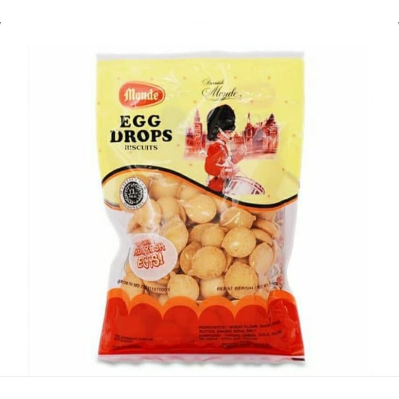 

Monde Biscuit Egg Drops 110gr