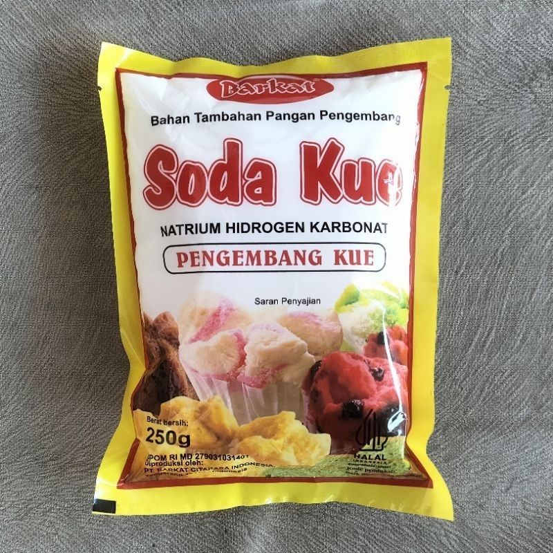 

SODA KUE Barkat 250gr Natrium Hidrogen Karbonat | Bahan Tambahan Pangan Pengembang Kue