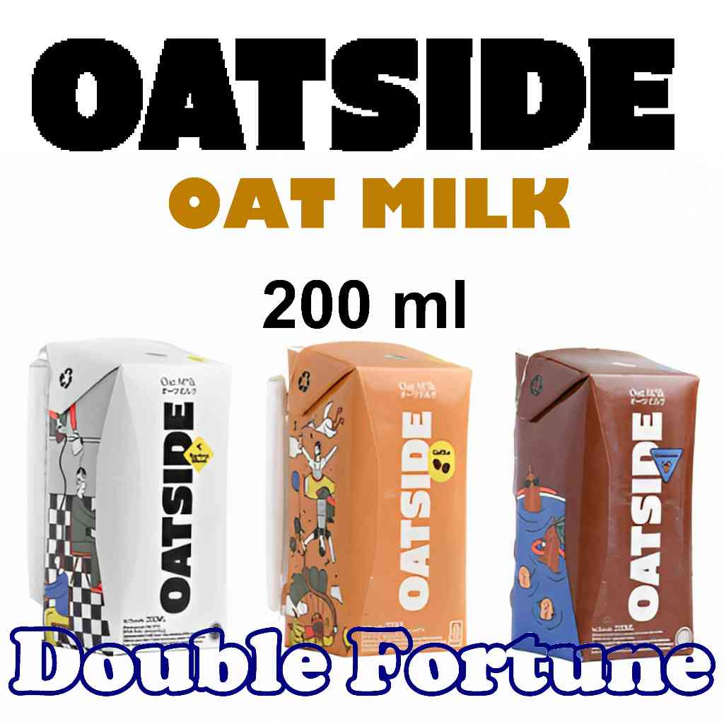 

OATSIDE OATMILK 200ml BARISTA / COFFEE / CHOCOLATE MALT - STRAW & CAPS .