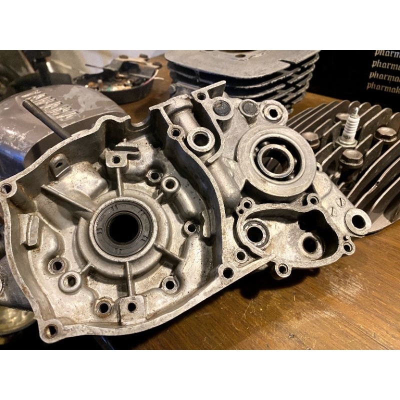 crankcase kiri rengkes krengkes yamaha dt100 dt 100