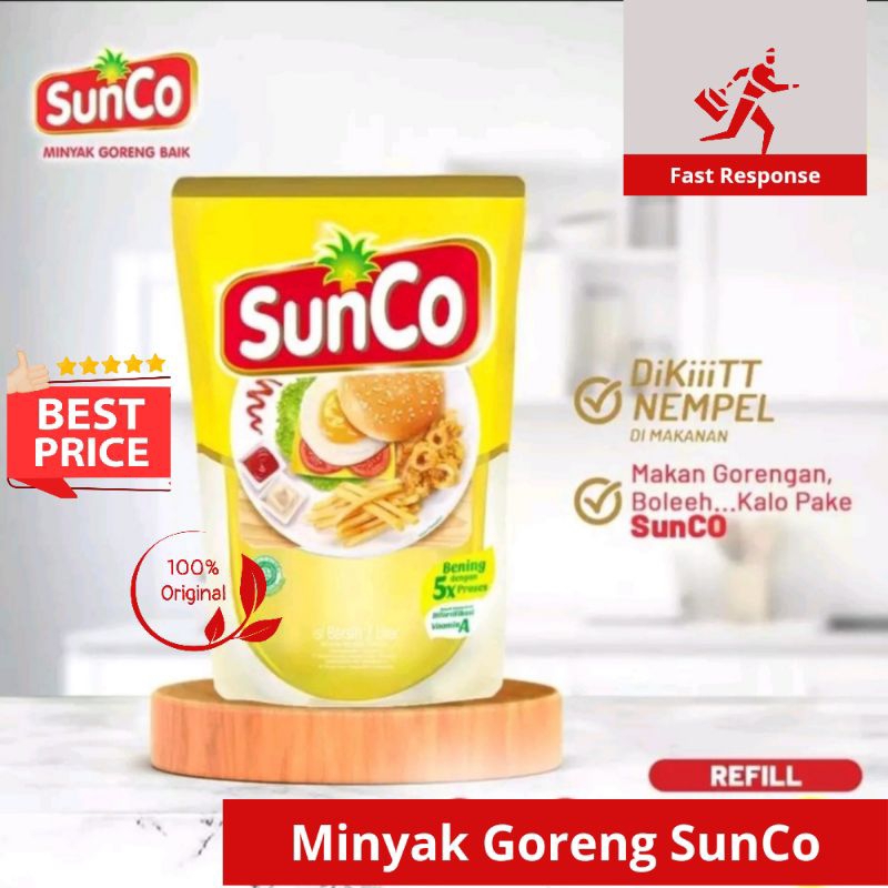 

Minyak goreng sunco 2liter