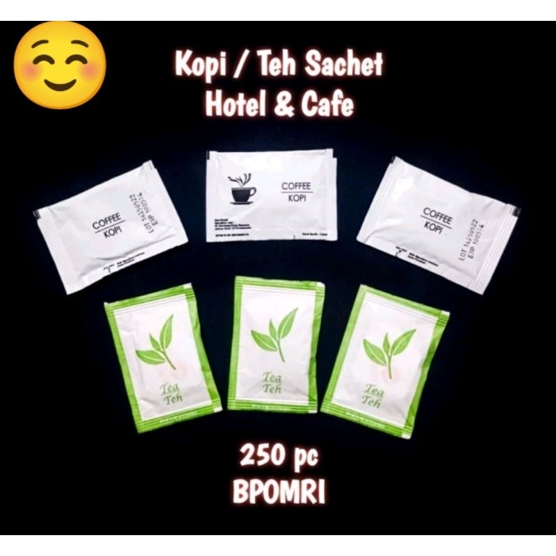 

10 pcs Kopi Teh Sachet Hotel Cafe Kopi Instan Teh Celup