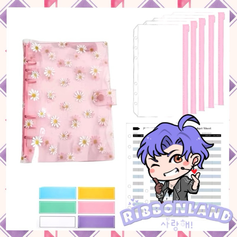 

A6 Set Lengkap Binder DAISY PREMIUM Ring Warna Nabung Pemula Hemat Murah