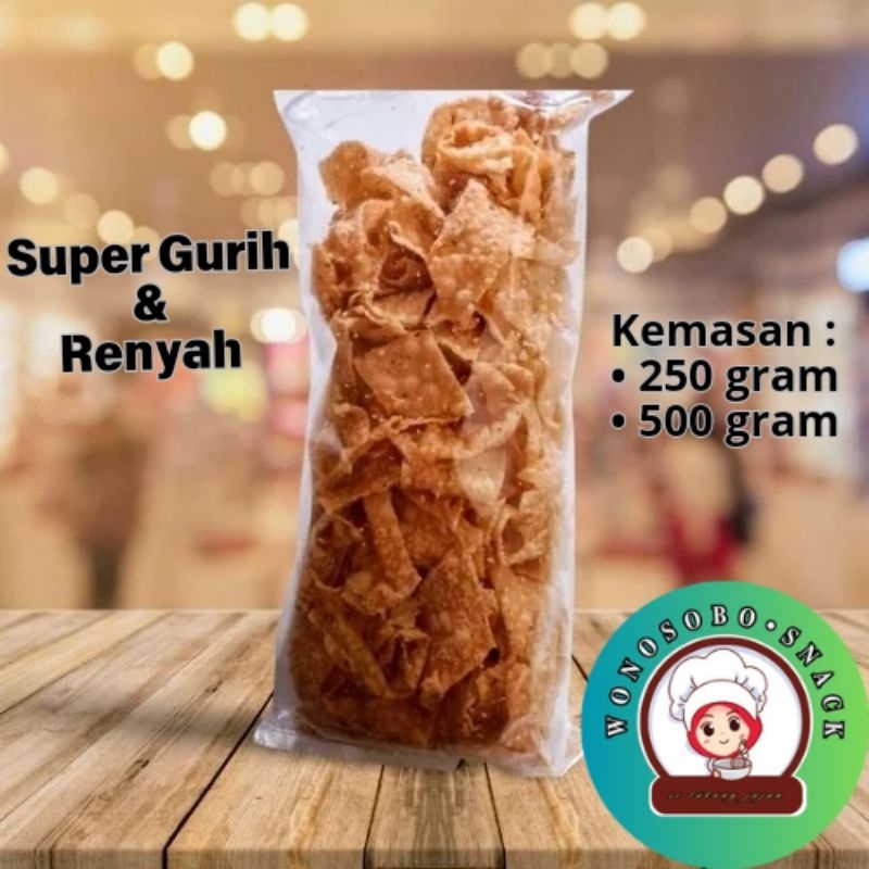 

Kripik bawang | kripik pangsit | kripik pangsit super renyah dan gurih