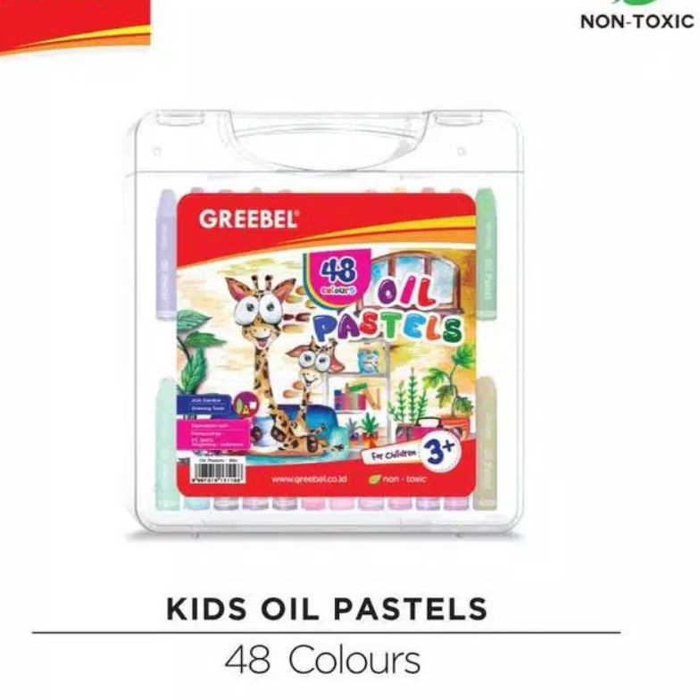 

TERMURAH Crayon Oil Pastel Greebel 48 Warna