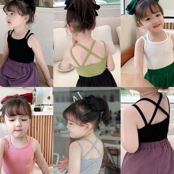 Extra tanktop anak silang  FEREN TANKTOP SILANG