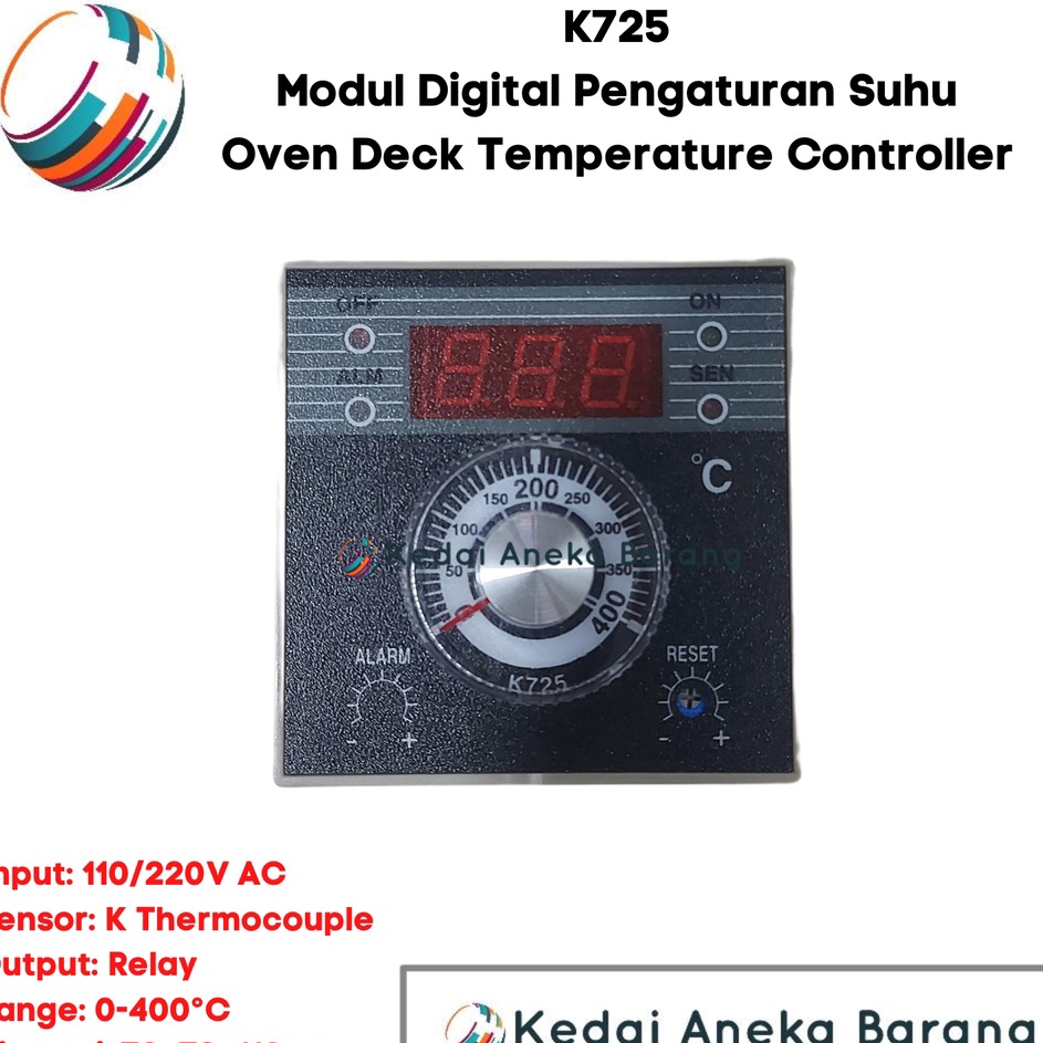 Boom K725 Module Modul Digital Oven Deck Temperature Temperatur Suhu Controller Control Kontroller K