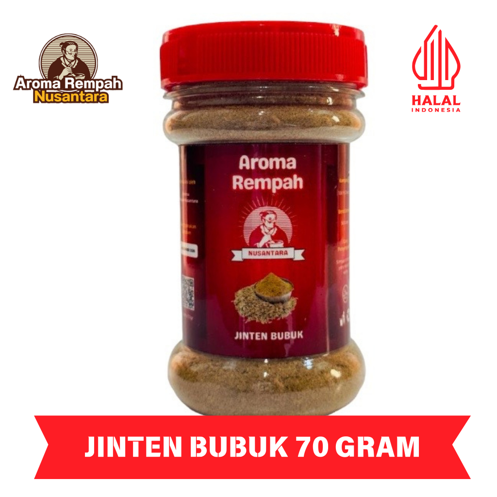 

Aroma Rempah Nusantara - Jinten Bubuk 70gr - Bumbu Masak Dapur Cumin Powder Premium Murni