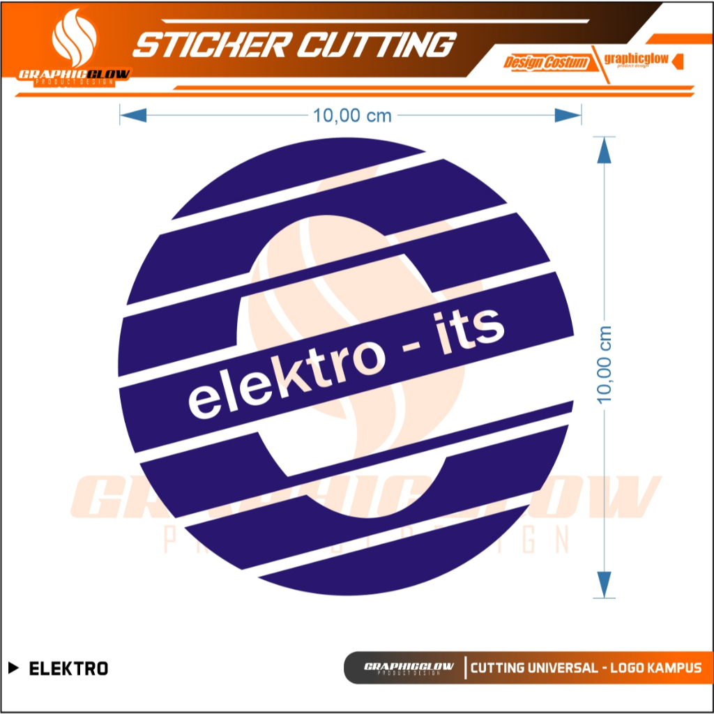 

STICKER KAMPUS TEKNIK ELEKTRO ITS UNIVERSITAS STIKER KACA MOBIL HP LAPTOP