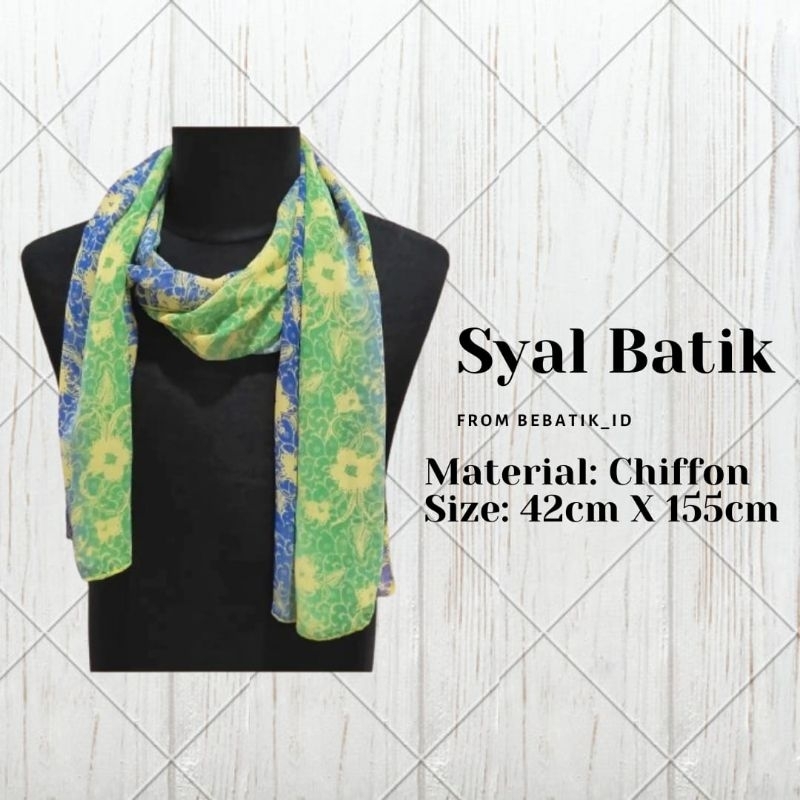 Batik Scarf Batik Syal Accessories Batik