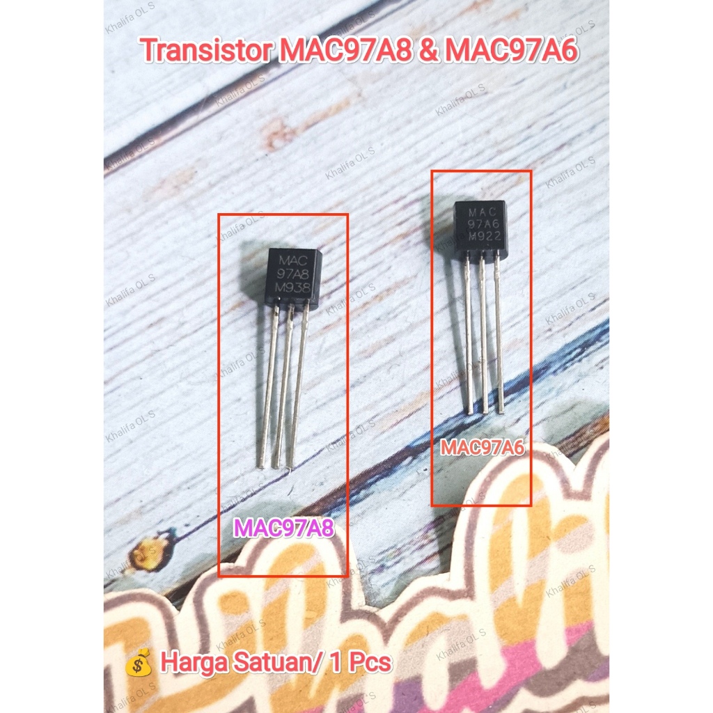 Transistor TR MAC97A6 MAC97A8 MAC 97A6 97A8 6A 400V TO-92