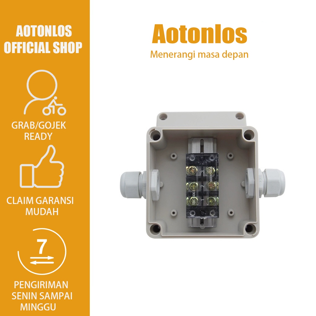 Terminal Block Blok 15A 6P (TB 1506L) DURADUS JUNCTION BOX Legrand Box Junction 80 x 80 x 40 mm Wate