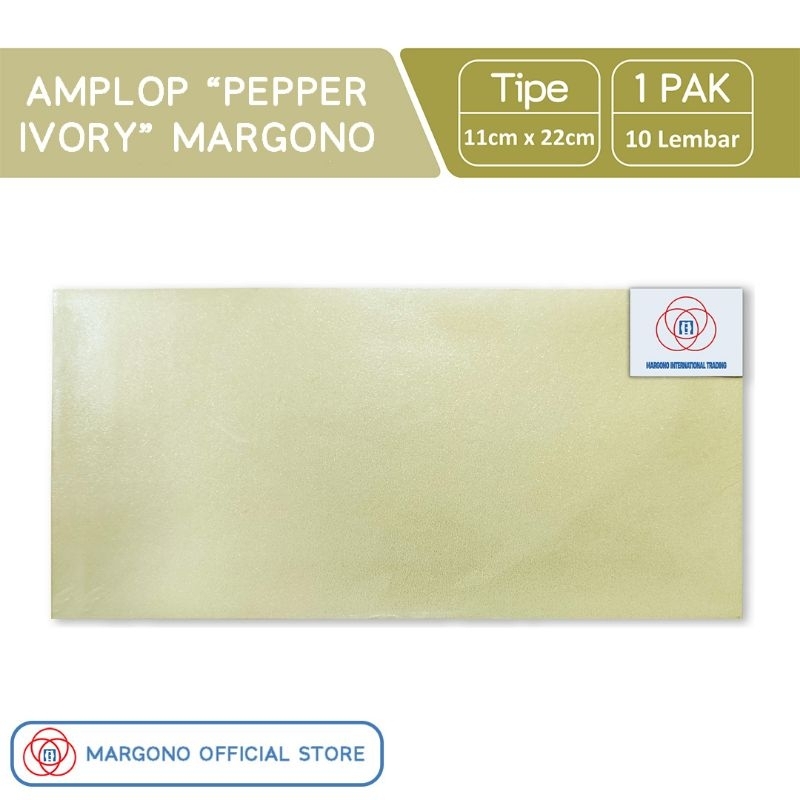 

Margono Amplop Warna Pepper Ivory - 10 Lembar