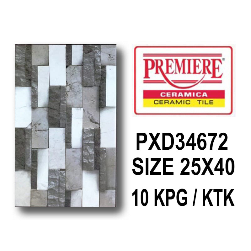 Keramik Premiere Motif Batu Alam PXD 34672 Ukuran 25x40