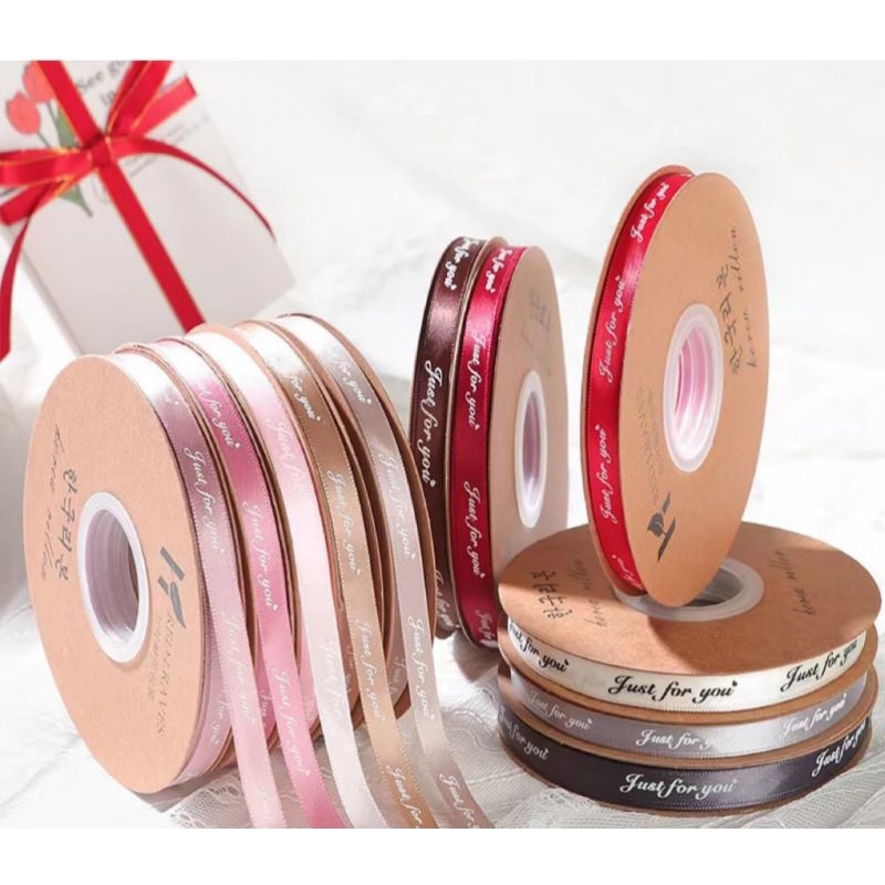 

PER METER Pita Satin Just For You Lebar 1 Cm