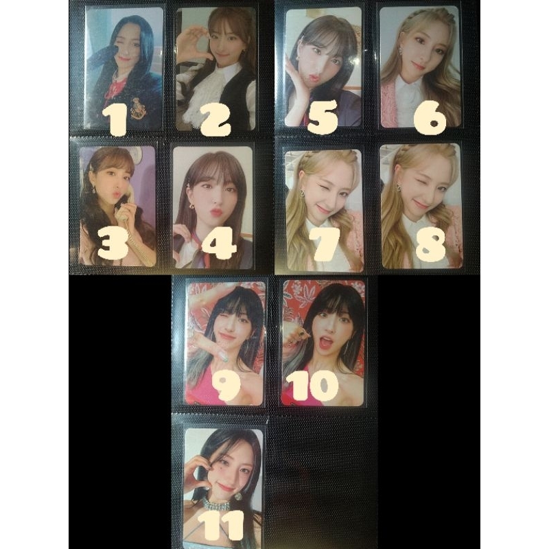 photocard wjsn eunseo