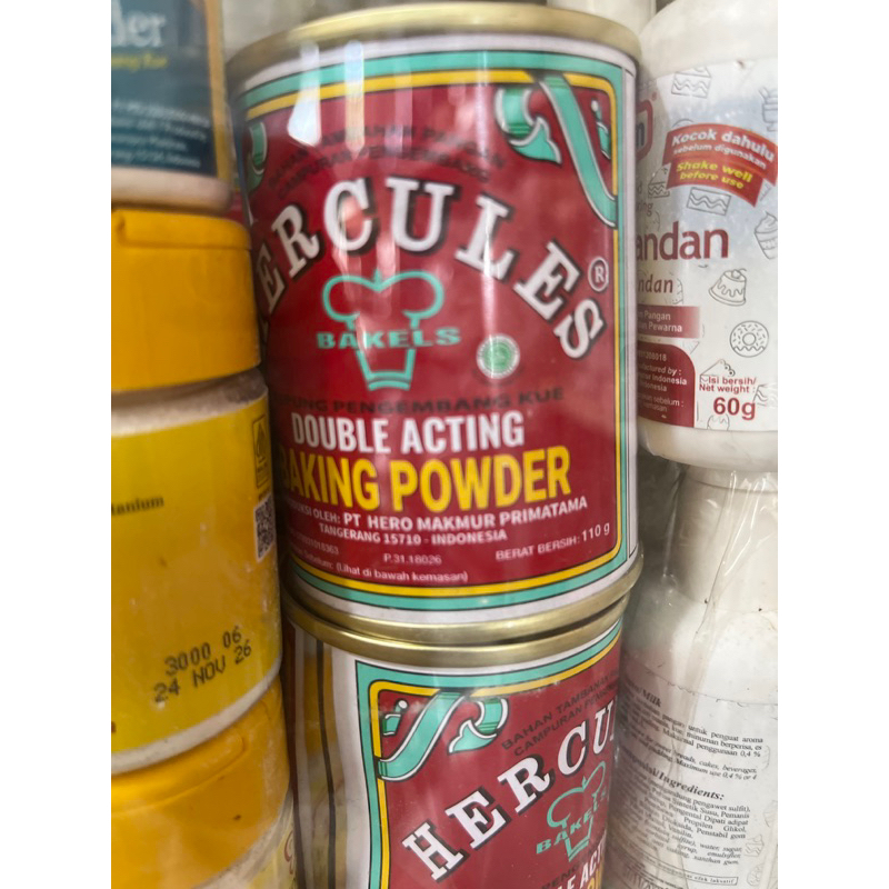 

Baking Powder double acting Hercules 110gr