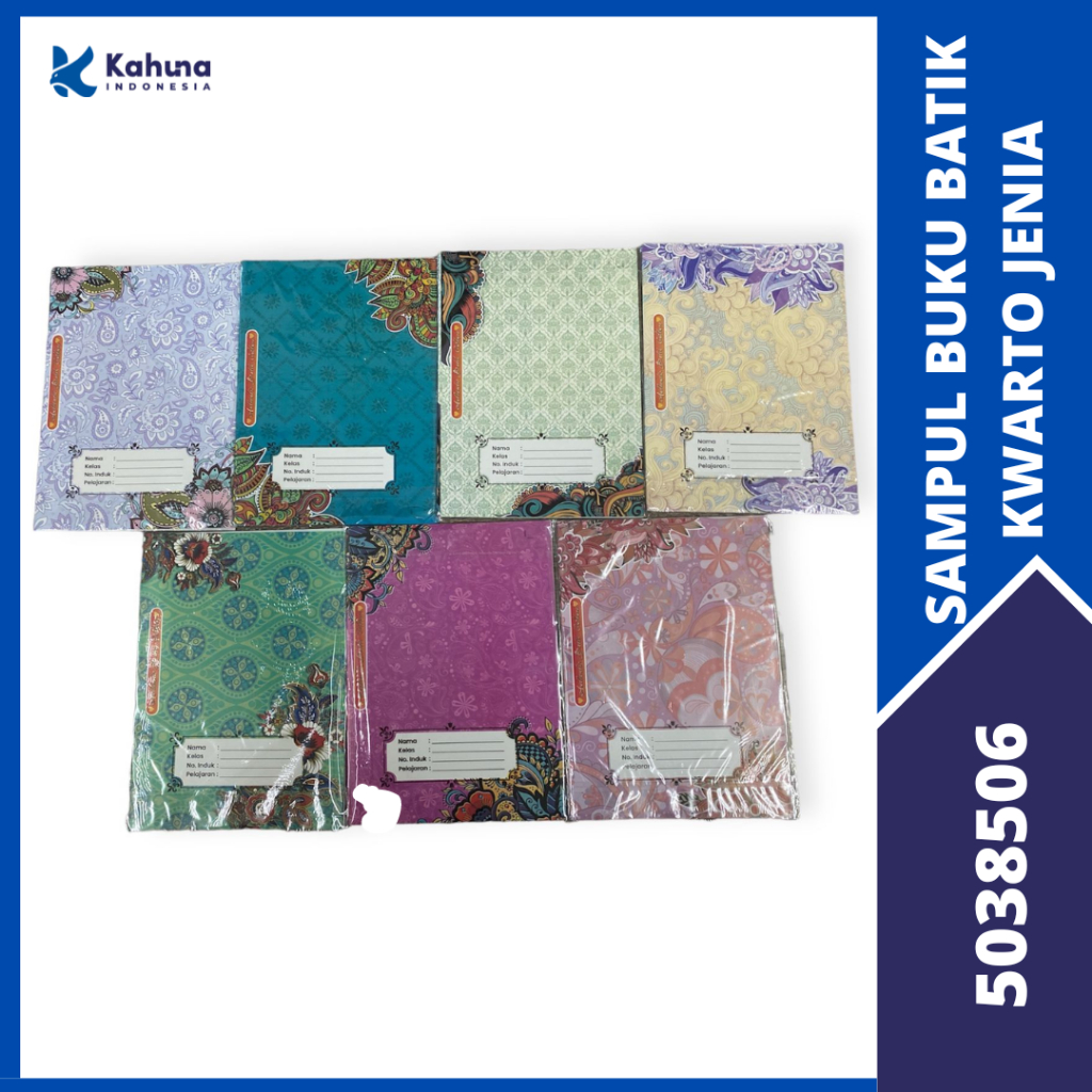 

Sampul Buku Kwarto JENIA Motif Batik 1 Pack 20 Lembar [5038506]