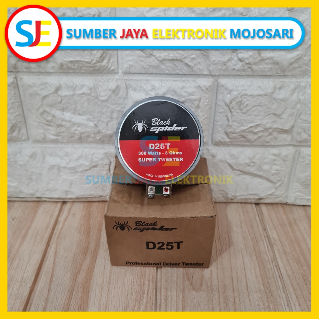 Driver Tweeter Black Spider D25T / Driver Twiter 300 watt Black Spider Original