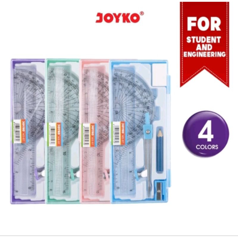 

Set Penggaris dan Jangka / Math Set Joyko