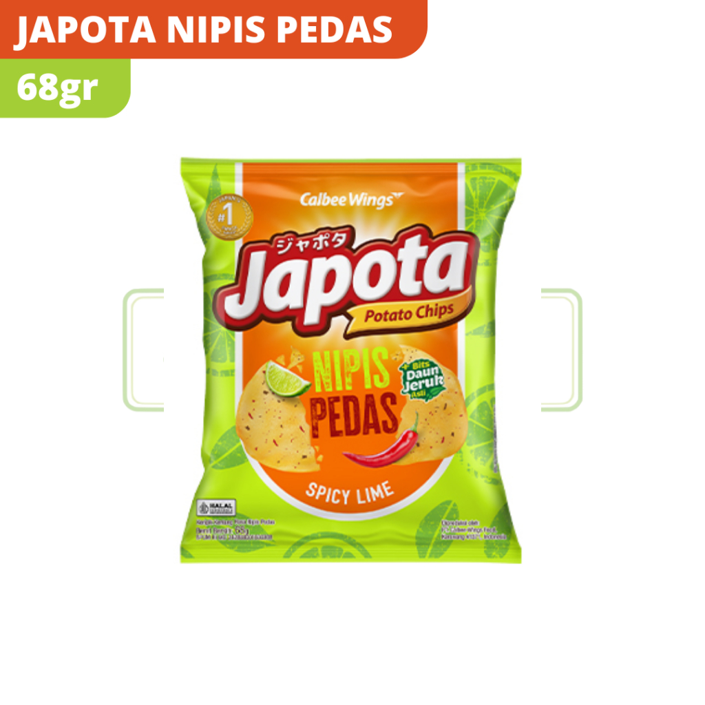 

JAPOTA POTATO CHIPS NIPIS PEDAS/ AYAM BAWANG 68GR