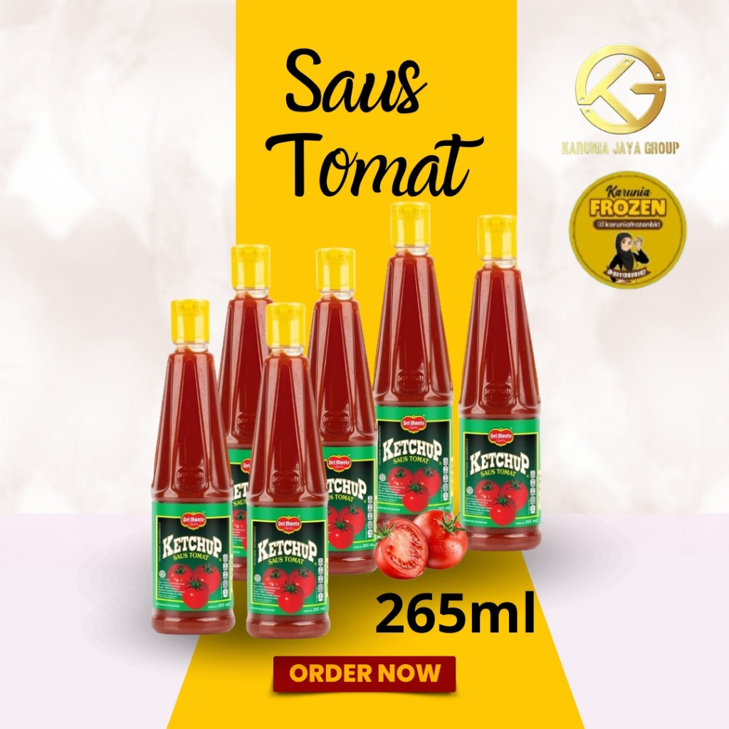 

Delmonte Saus Tomat Botol 265ml