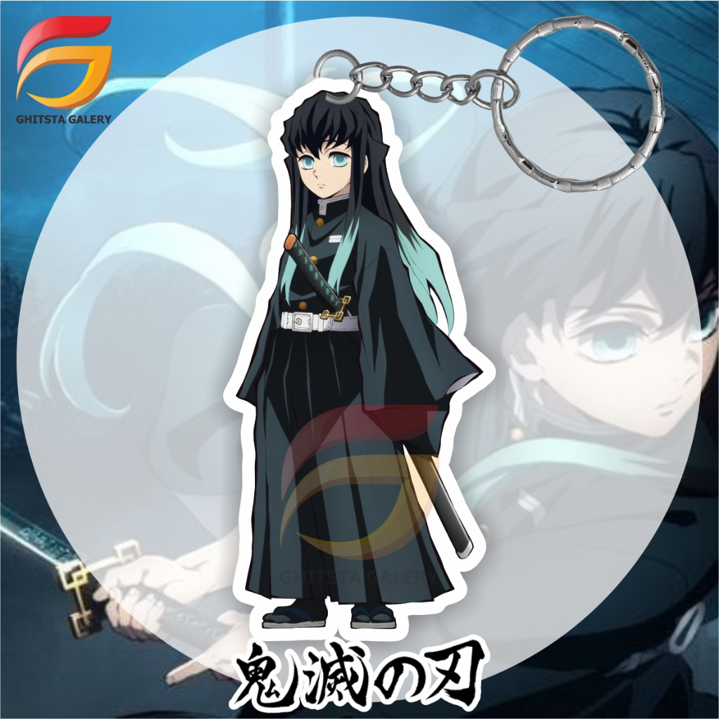 Gantungan Kunci MUICHIRO TOKITO HASHIRA KABUT Demon Slayer Kimetsu No Yaiba - Gantungan Kunci Akrili