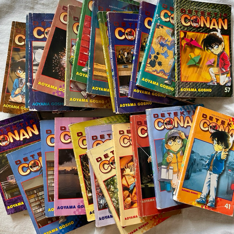 Buku Komik Detektif Conan [COVER WARNA] - Aoyama Gosho Satuan Cabutan ORIGINAL