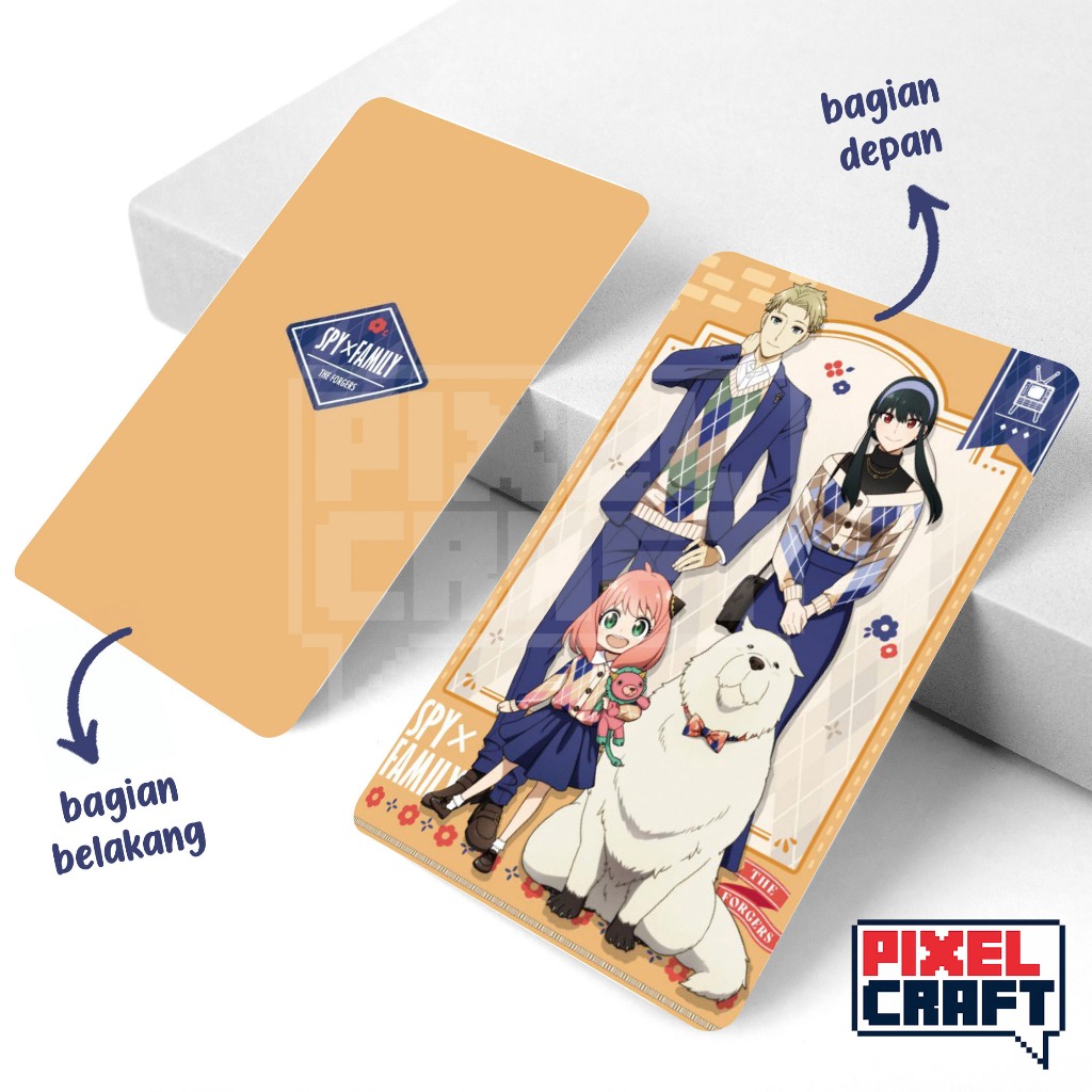 Photocard Karakter Anime SPY x FAMILY (The Forgers Ver.)
