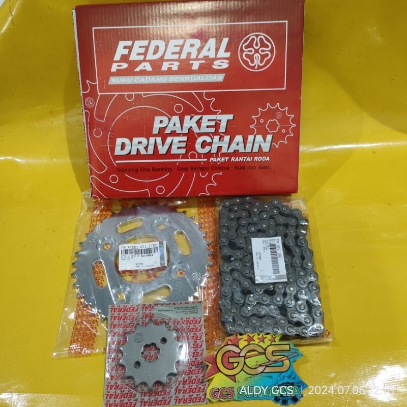 gear set,gear paket,ger set, rantai gir paket full set Supra fit new 36T,Supra x 125 karbu,karisma,K