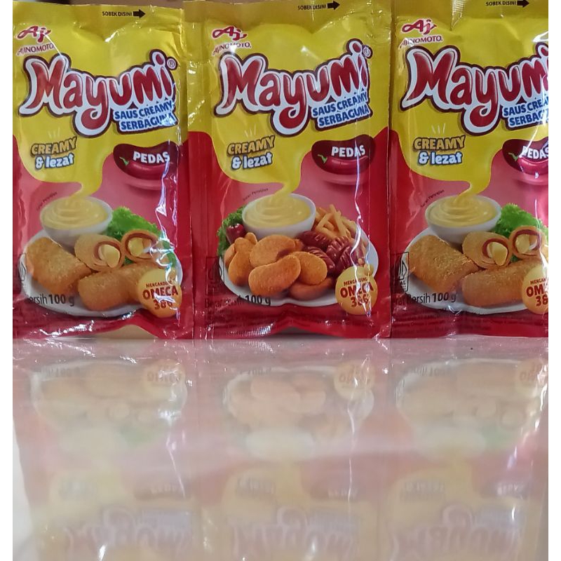 

MAYUMI Mayonaise saus pedas dan original 100g