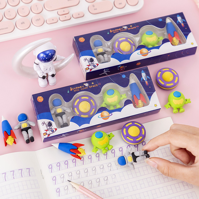 

PENGHAPUS PENSIL MOTIF ASTRONOT SPACESHIP ALIEN LUCU BOX / ERASER PENCIL LUAR ANGKASA ROCKET CUTE ALAT TULIS ATK E5 #KIDSHINE