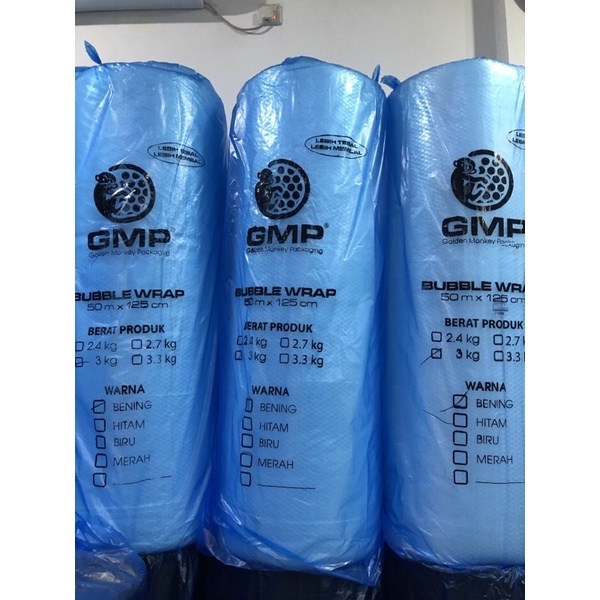 

Bubble wrap GMP 125cm x 50mtr 3 KG