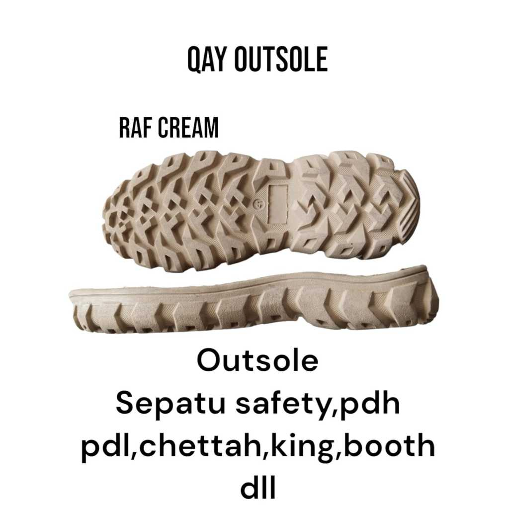 Outsole sepatu safety pria alas sepatu safety pdl boots King cheetah hikking treking tni tentara