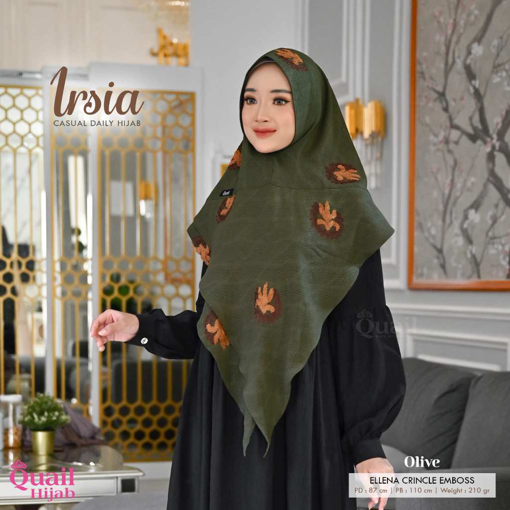Quail Hijab - IRSIA DAILY HIJAB ORI QUAIL