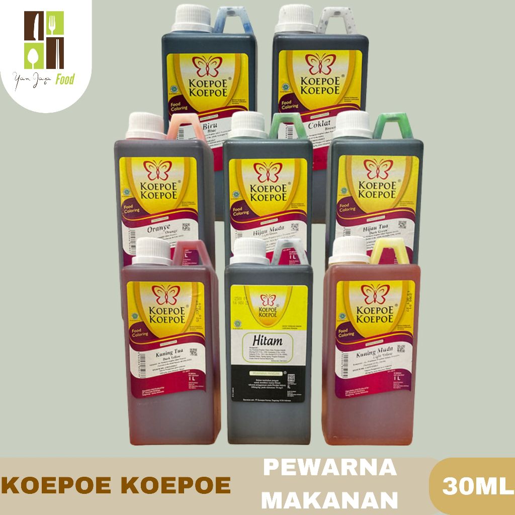 

Koepoe Koepoe/ Kupu Kupu Pewarna Makanan All Varian / Food Coloring 1 Liter