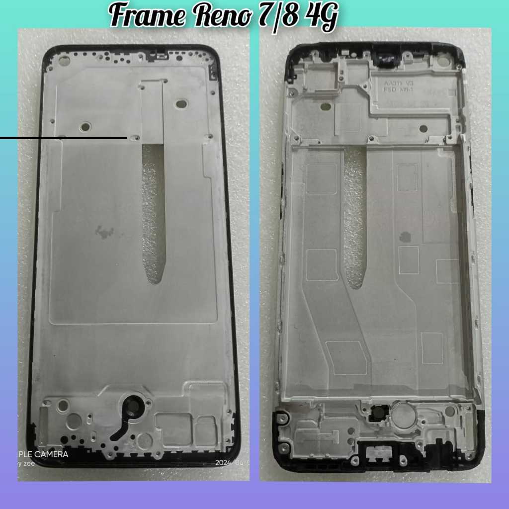 Middle Frame Lcd Oppo Reno 7 4g Reno 8 4G Bazel Tulang Tatakan Lcd Oppo Reno 7 / 8 4G