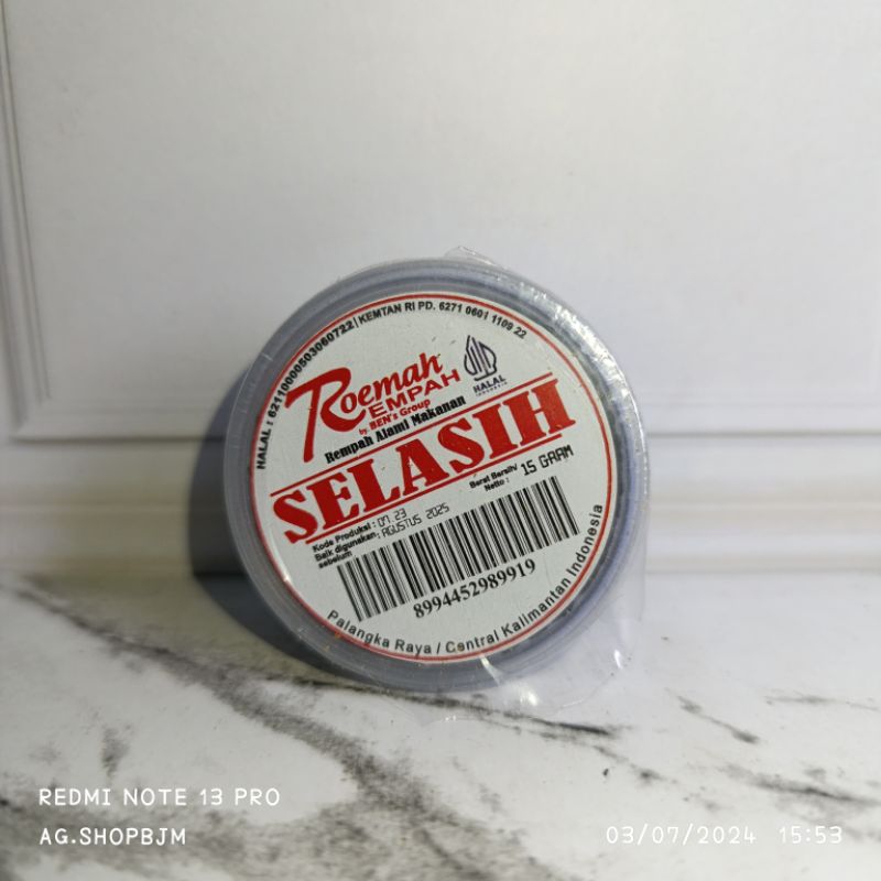 

Selasih Rempah Alami Makanan 15gr
