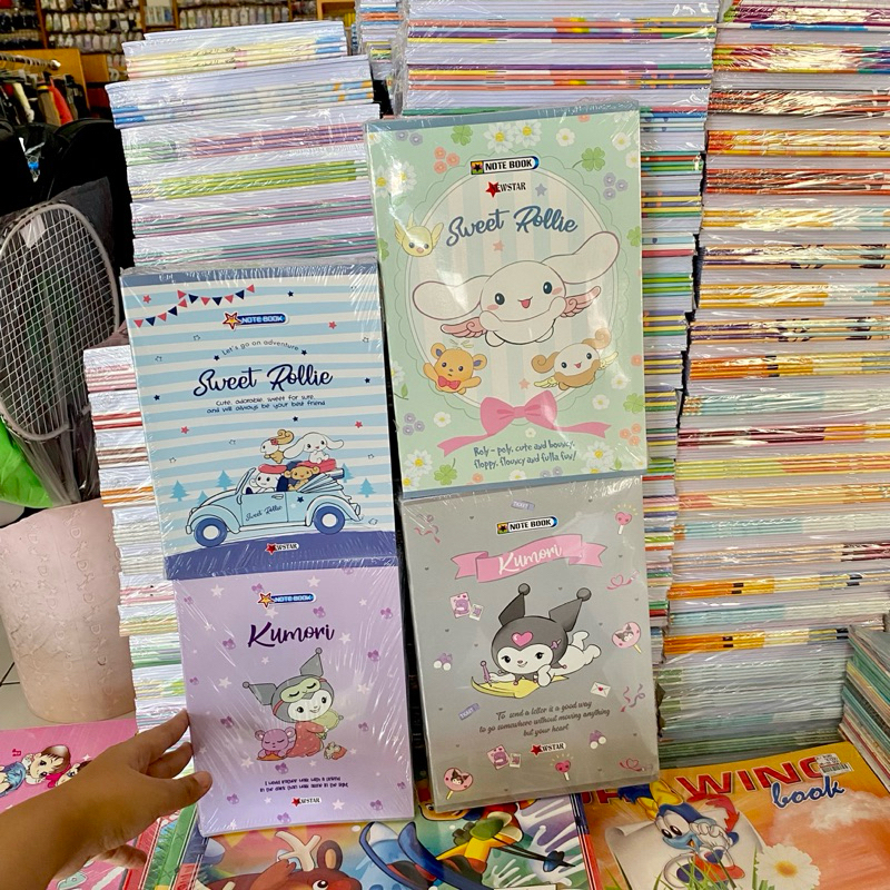 

(10 PCS) BUKU TULIS KORUMI CINNAMOROLL KWARTO BOXI BOXY NEWSTAR 38 LEMBAR 42 LEMBAR