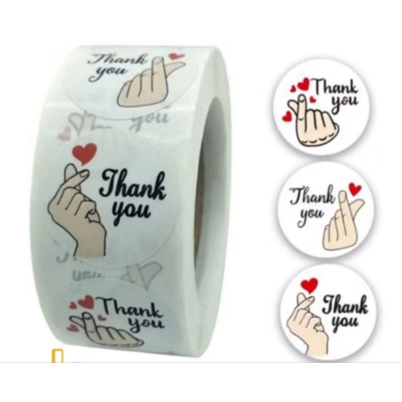 

Stiker Thankyou 1 Roll 500Pcs / Sticker Thank You / Saranghaeyo Saranghae Sticker Amplop / Stiker Terima Kasih Stiker terima kasih 500pcs