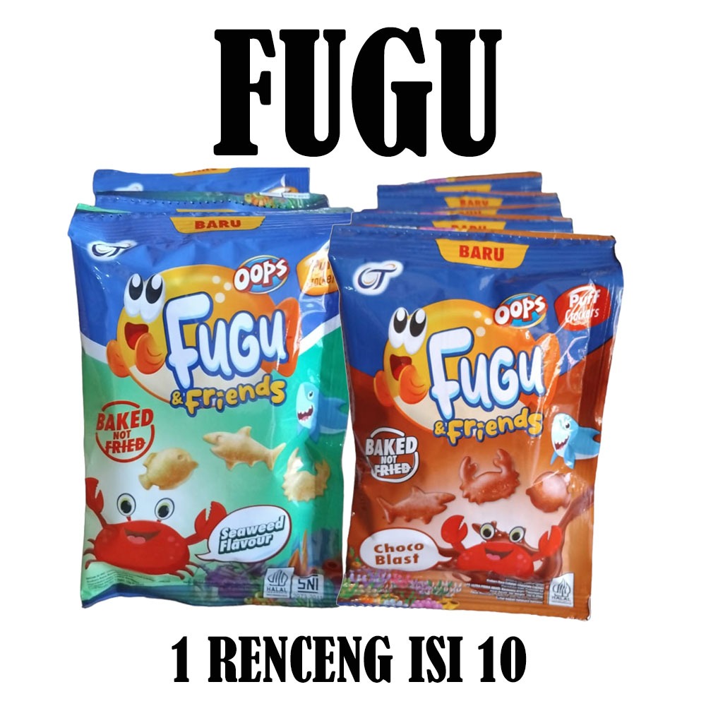 

OOPS FUGU & FRIENDS BISKUIT CRACKERS RENCENG ISI 10