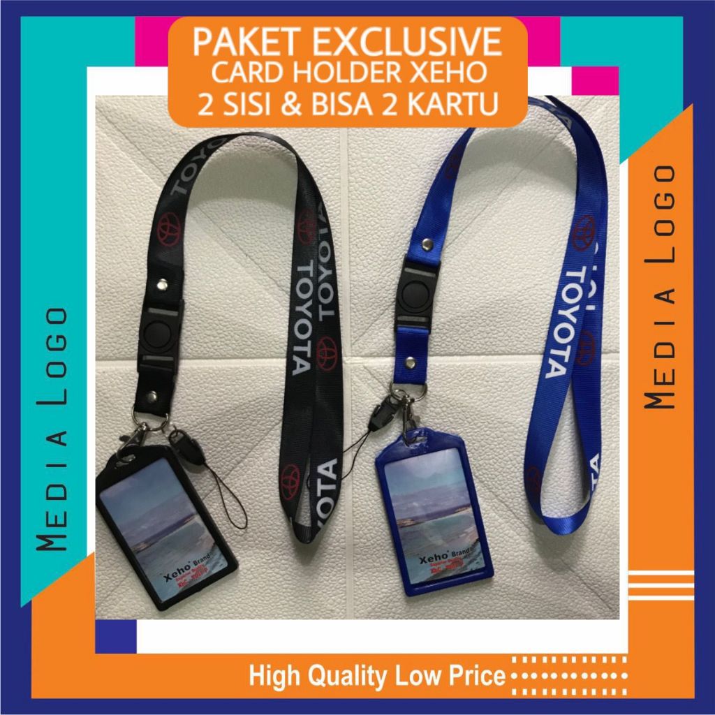 

TOYOTA Lanyard ID CARD/Gantungan ID Card-Tali Strap (Paket Murah)