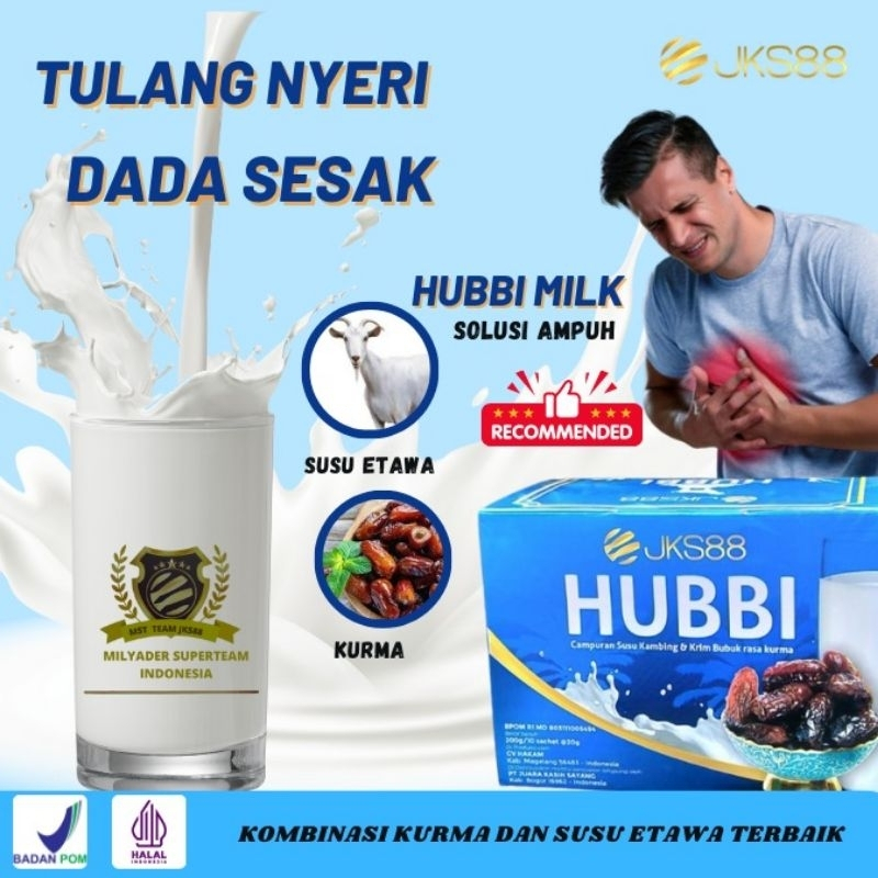 

SUSU HUBBI JKS88, CAMPURAN SUSU KAMBING & KURMA ORIGINAL | SUSU HUBBI BPOM