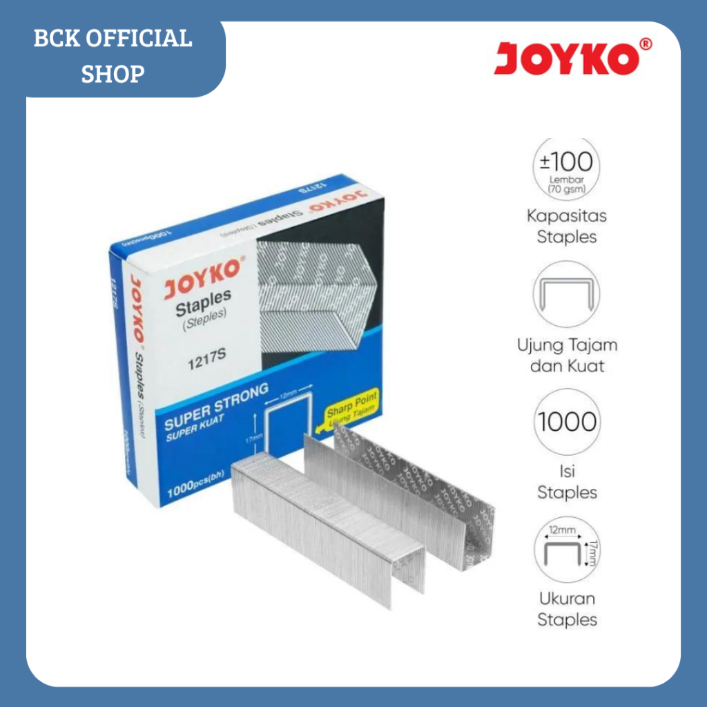

Staples Isi Stapler Refill Stapler 1217S Joyko (Dus)