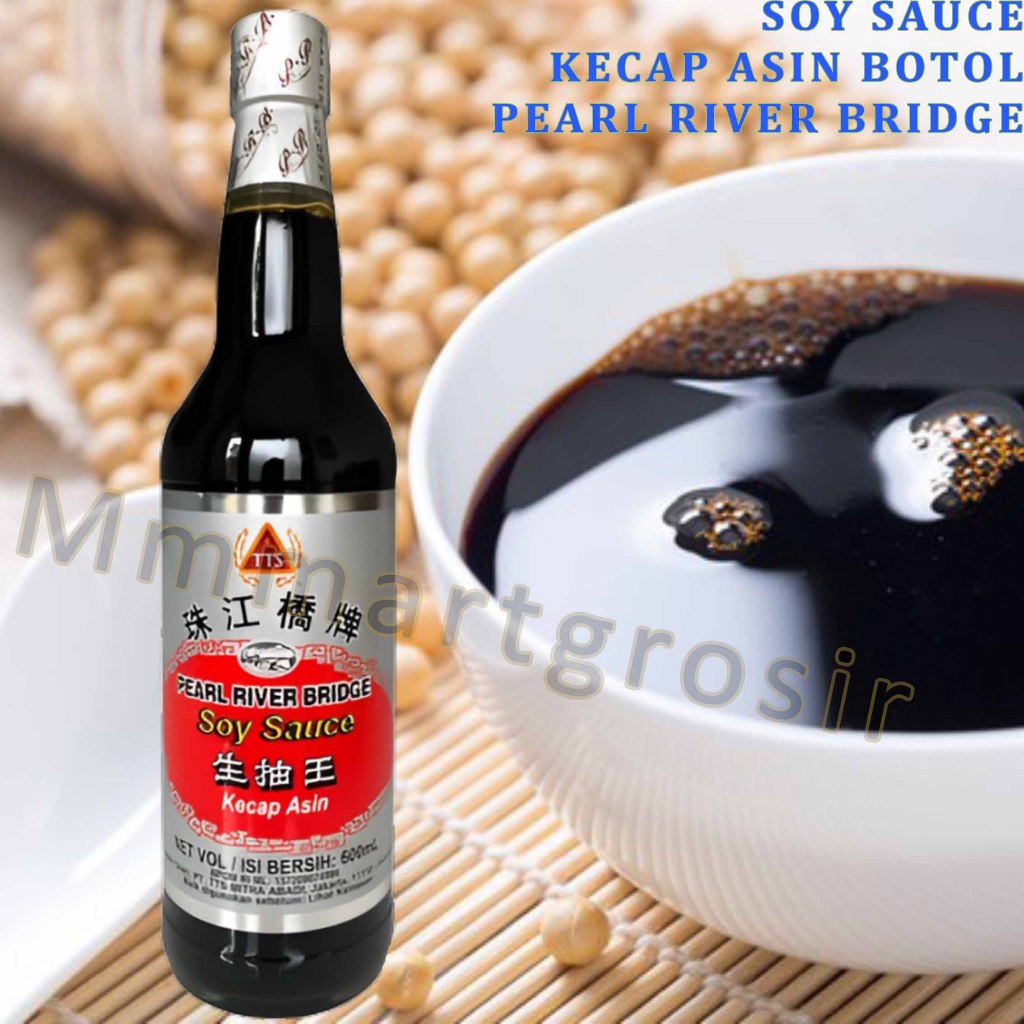 

Soy Sauce / Kecap Asin Botol / Kecap Pearl River Bridge / 600ml