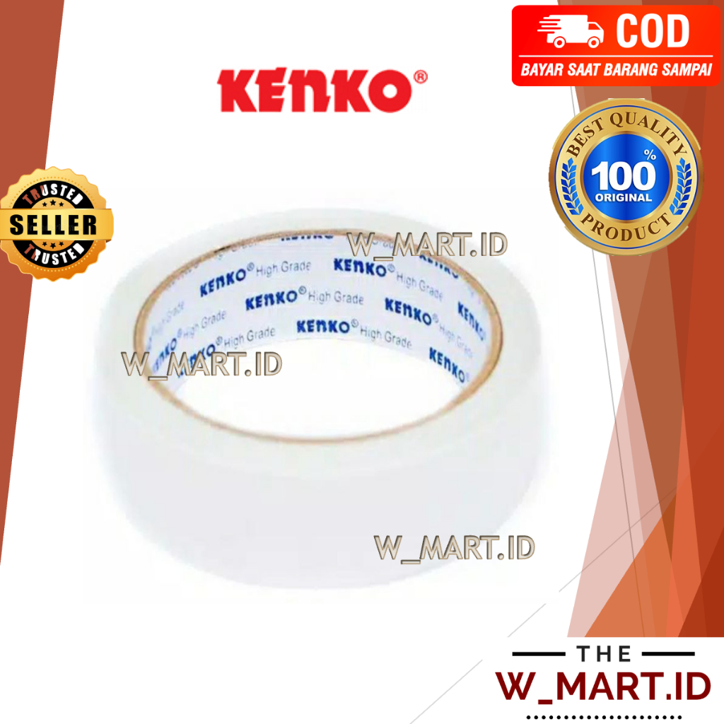 

KENKO DOUBLE TAPE 24mm 1 INCH PEREKAT DUA SISI SELOTIP LAKBAN