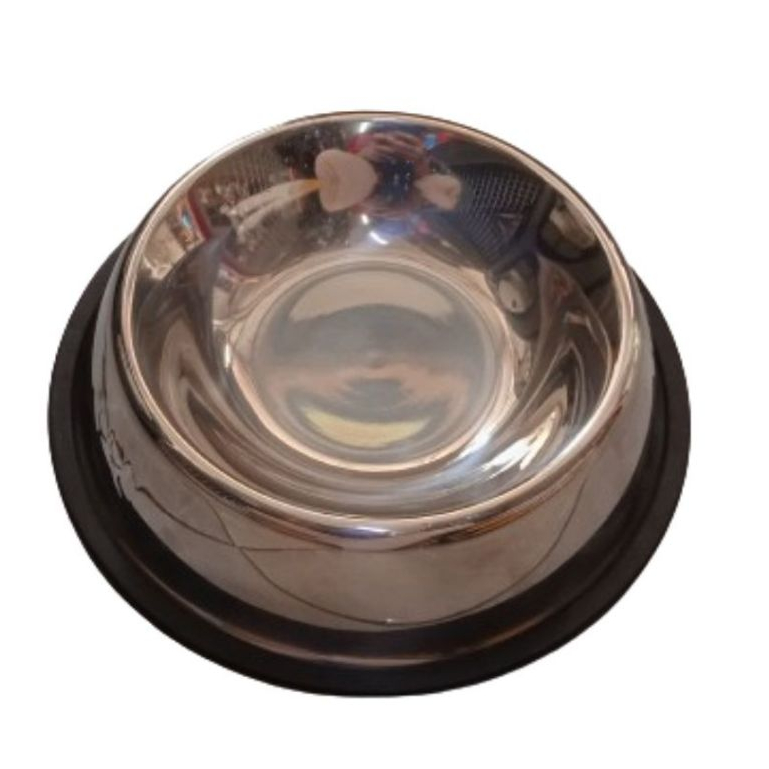 Tempat Makan Mangkok Stainless Besar Kucing Anjing